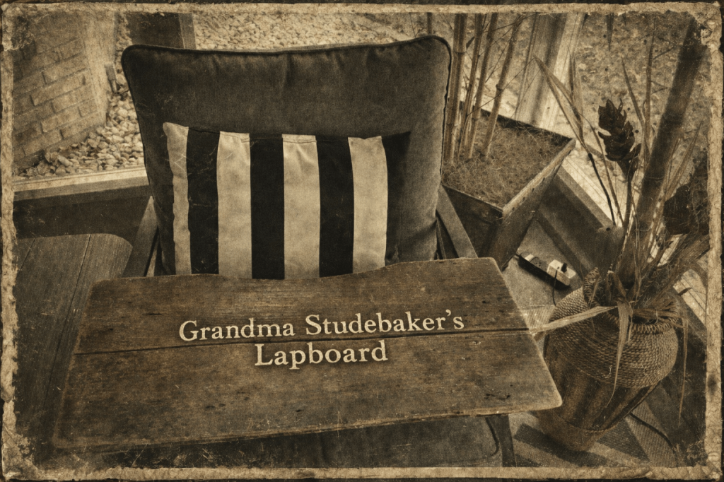 Grandma Studebaker’s Lapboard